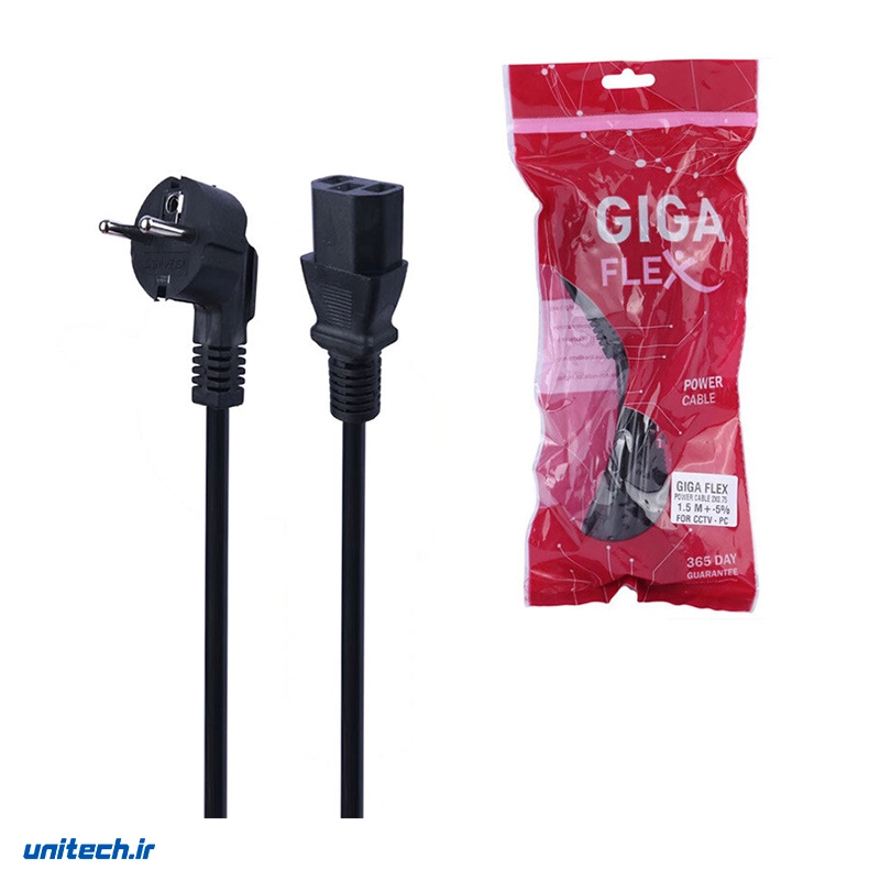 کابل برق کامپیوتر گیگا فلکس 1.5m 2